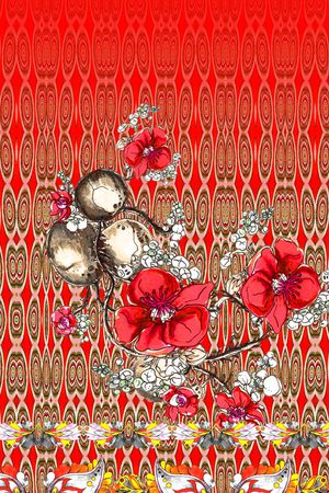 定位花印花华亿平台图片