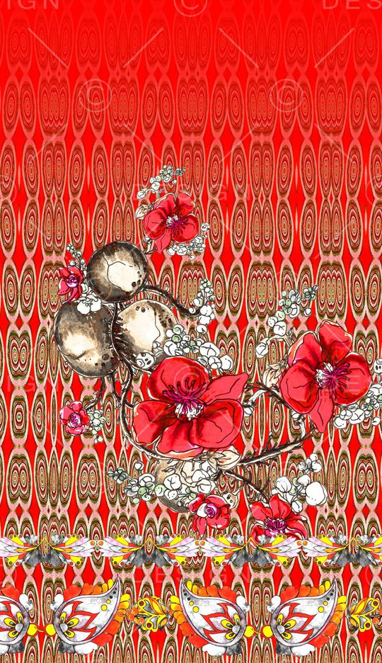 定位花印花华亿平台图片