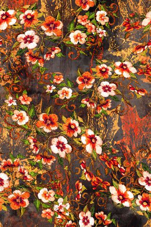 笔触印花华亿平台图片