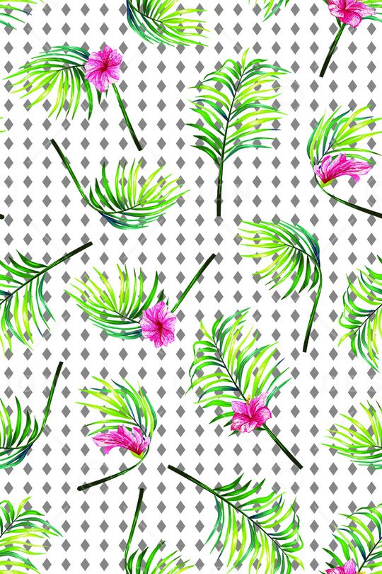 风格化花卉印花华亿平台图片