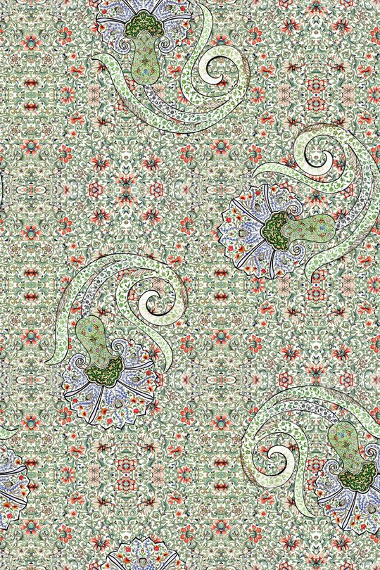 古典花纹印花华亿平台图片