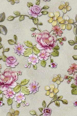 手绘印花华亿平台图片