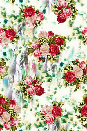 大牌风印花华亿平台图片