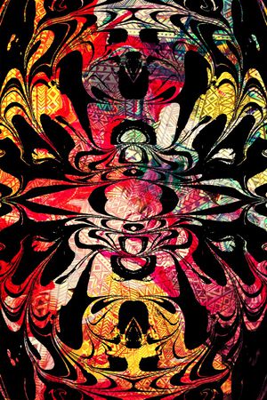 抽象印花华亿平台图片