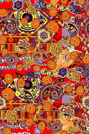 大牌风印花华亿平台图片