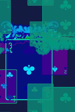 抽象印花华亿平台图片