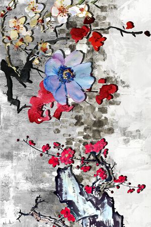 复古印花华亿平台图片