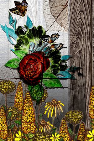 复古印花华亿平台图片