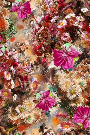 抽象印花华亿平台图片