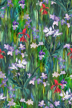 水彩印花华亿平台图片