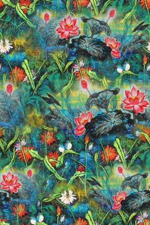 水彩印花华亿平台图片