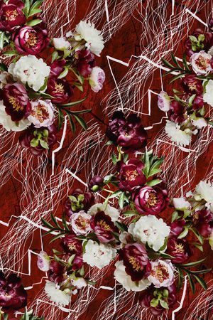 手绘印花华亿平台图片