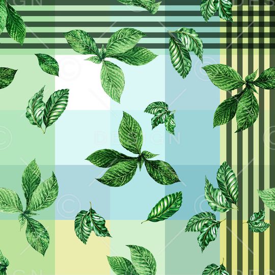 植物印花华亿平台图片