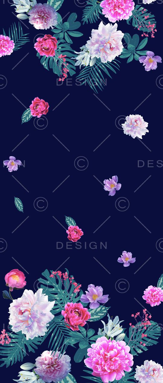 双边定位花印花华亿平台图片