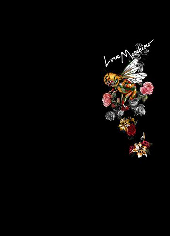 蜜蜂印花华亿平台图片