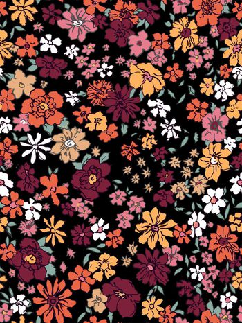 1148484-181124咖色小花