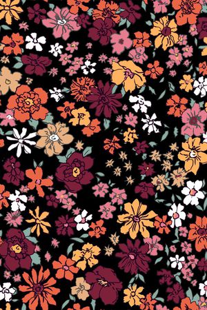 小碎花印花华亿平台图片