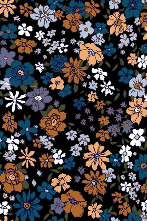 小碎花印花华亿平台图片