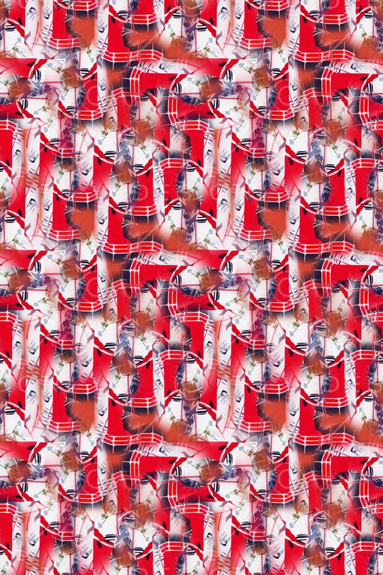 迷彩图案印花华亿平台图片