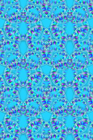 圆圈与波点印花华亿平台图片