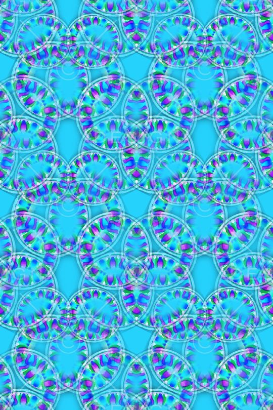 圆圈与波点印花华亿平台图片