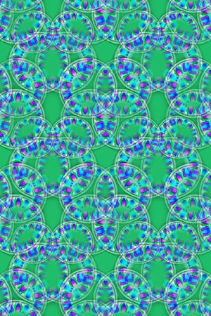 圆圈与波点印花华亿平台图片