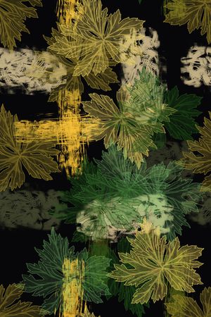 植物印花华亿平台图片