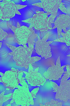 抽象印花华亿平台图片