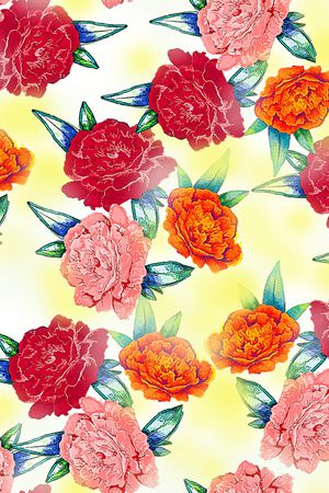 抽象印花华亿平台图片