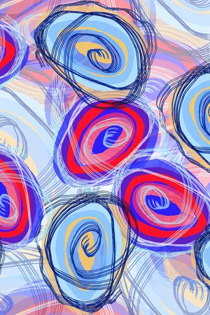 抽象印花华亿平台图片