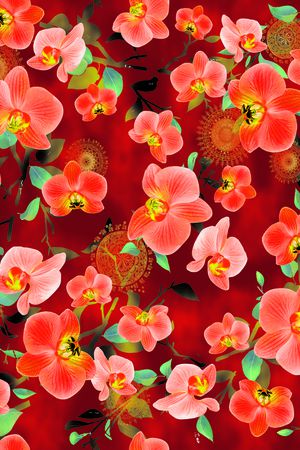 大牌风印花华亿平台图片