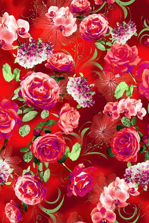 定位花印花华亿平台图片