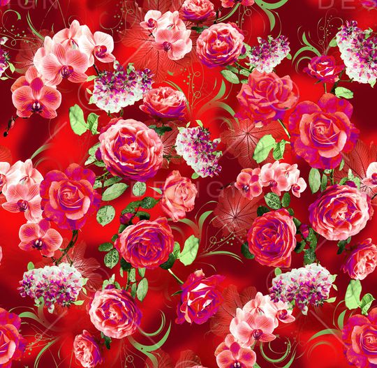 定位花印花华亿平台图片