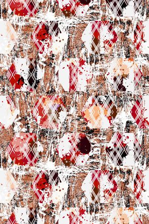 抽象印花华亿平台图片