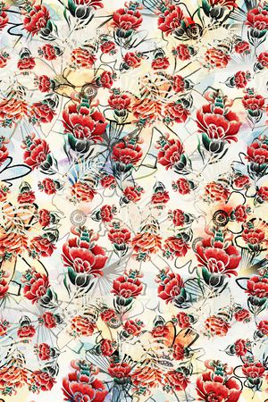 大牌风印花华亿平台图片