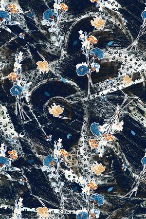 抽象印花华亿平台图片