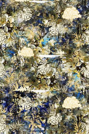 抽象印花华亿平台图片