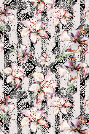 抽象印花华亿平台图片