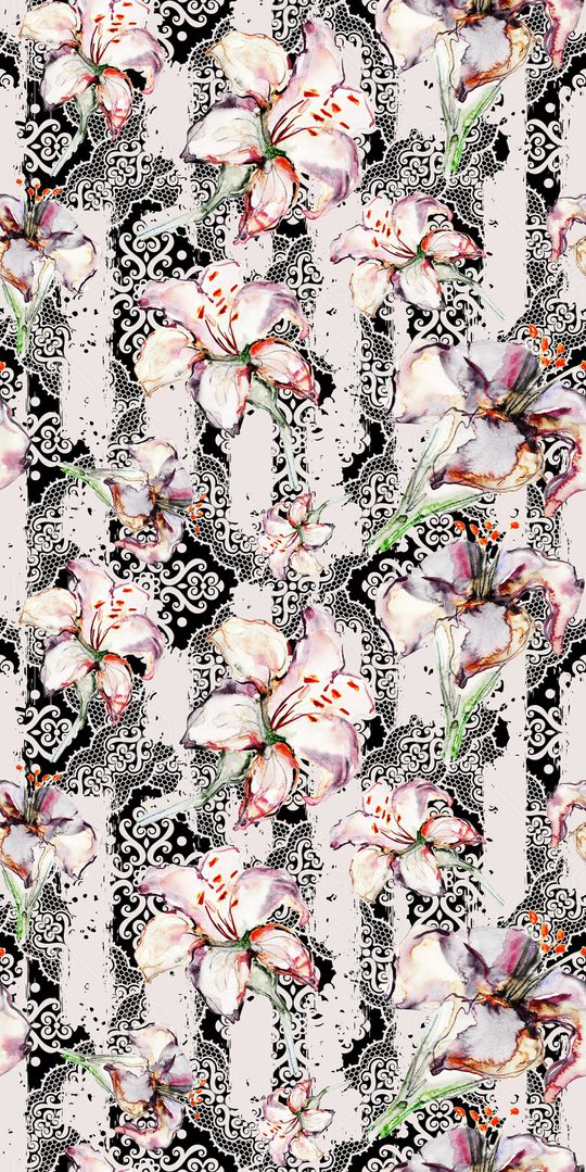 抽象印花华亿平台图片