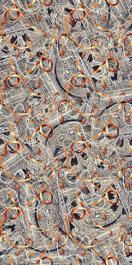 抽象印花华亿平台图片