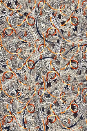 抽象印花华亿平台图片