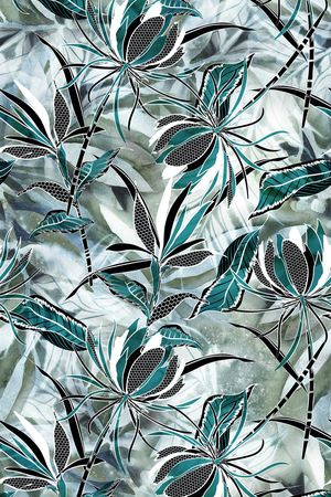 抽象印花华亿平台图片