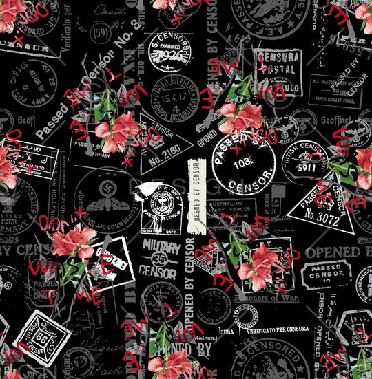 字母印花华亿平台图片