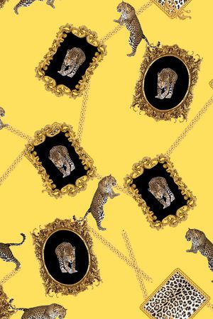 古典花纹印花华亿平台图片