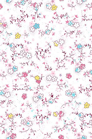 小碎花印花华亿平台图片