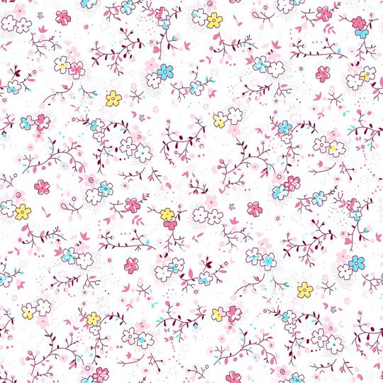 小碎花印花华亿平台图片