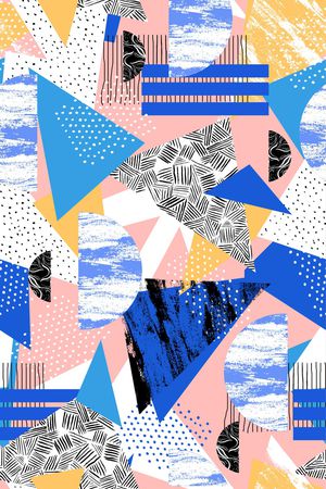 几何男装印花华亿平台图片