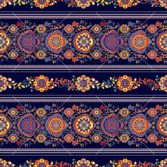 抽象花卉印花华亿平台图片