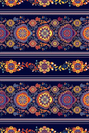 抽象花卉印花华亿平台图片