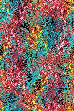 抽象印花华亿平台图片